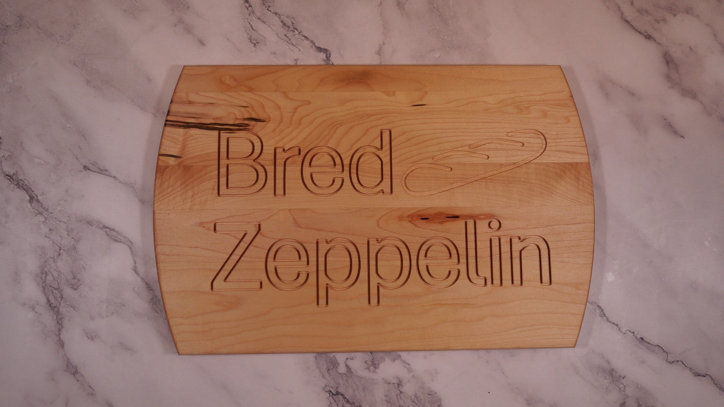 Bred Zeppelin Cutting Board