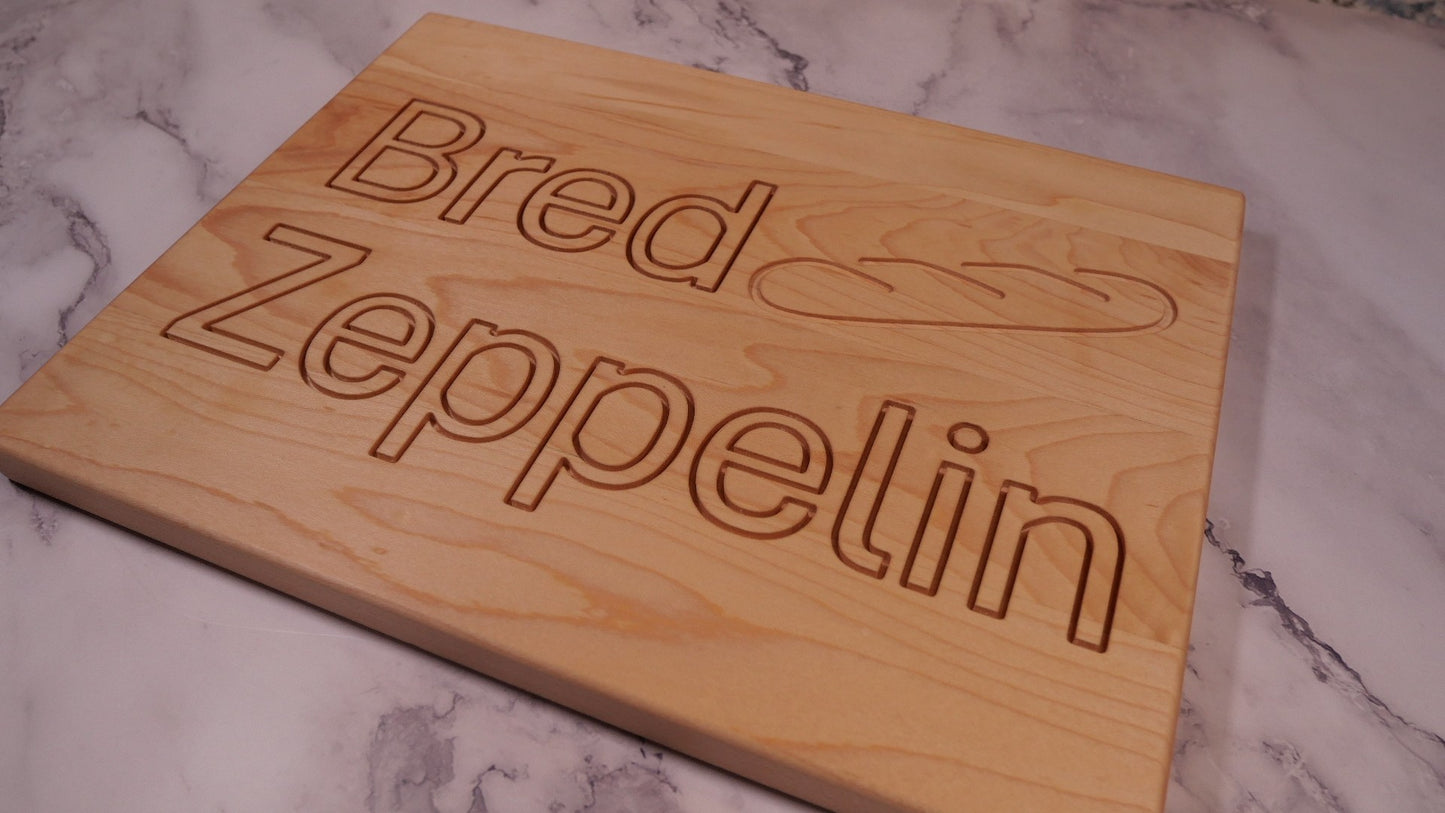 Bred Zeppelin Cutting Board